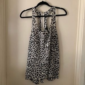 Animal print tank top